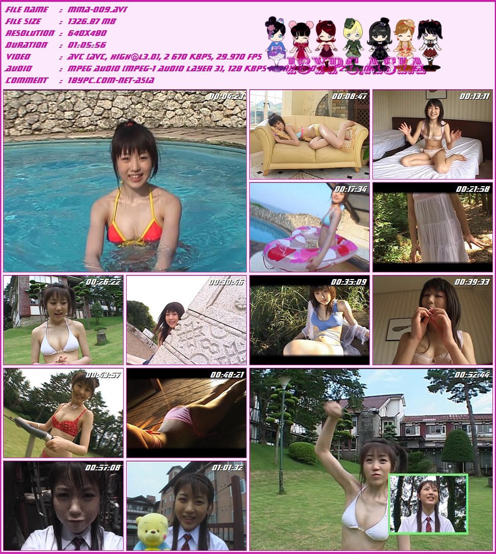 MMA-009 Nakamura Chise - SWING GIRLS，MMA-009 Nakamura Chise - SWING GIRLS 中村知世  DVD 「知世白書　中村知世」 大ヒット映画『SWING GIRLS』岡村恵子役(アルトサックス)で、人気急上昇中の純情系アイドル“知世ちゃん”登場!!パステルカラ－のイメージそのままに…。甘酸っぱいハイスク－ルメモリーを制服ビキニで可憐に魅せます!! 柔らかい白肌と優しい笑顔が満載ムービー!!